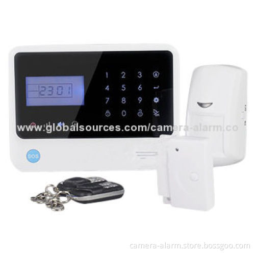 Factory Wholesale GSM Burglar Alarm System with Touch Screen Keypad